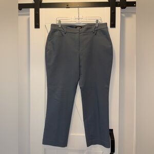 Express Steel Blue Straight Leg Trousers